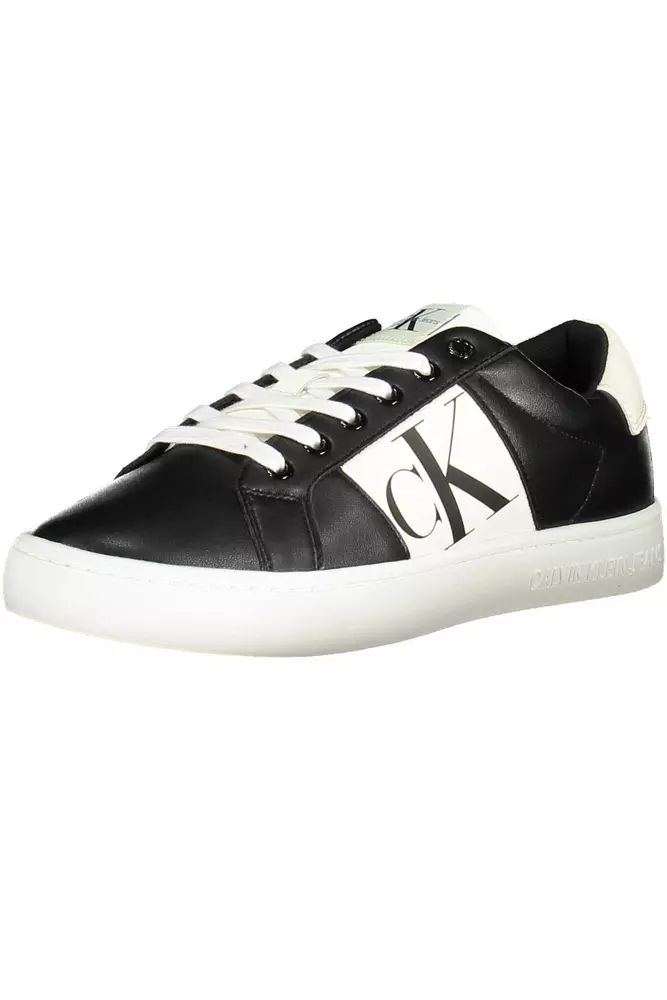 Calvin Klein Black Polyester Sneaker