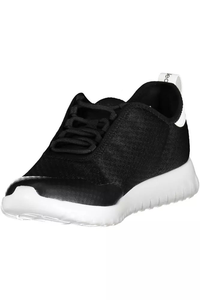 Calvin Klein Black Polyester Sneaker