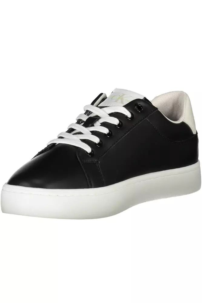 Calvin Klein Black Polyester Sneaker