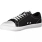 Calvin Klein Elegant Black Sneakers with Contrasting Sole