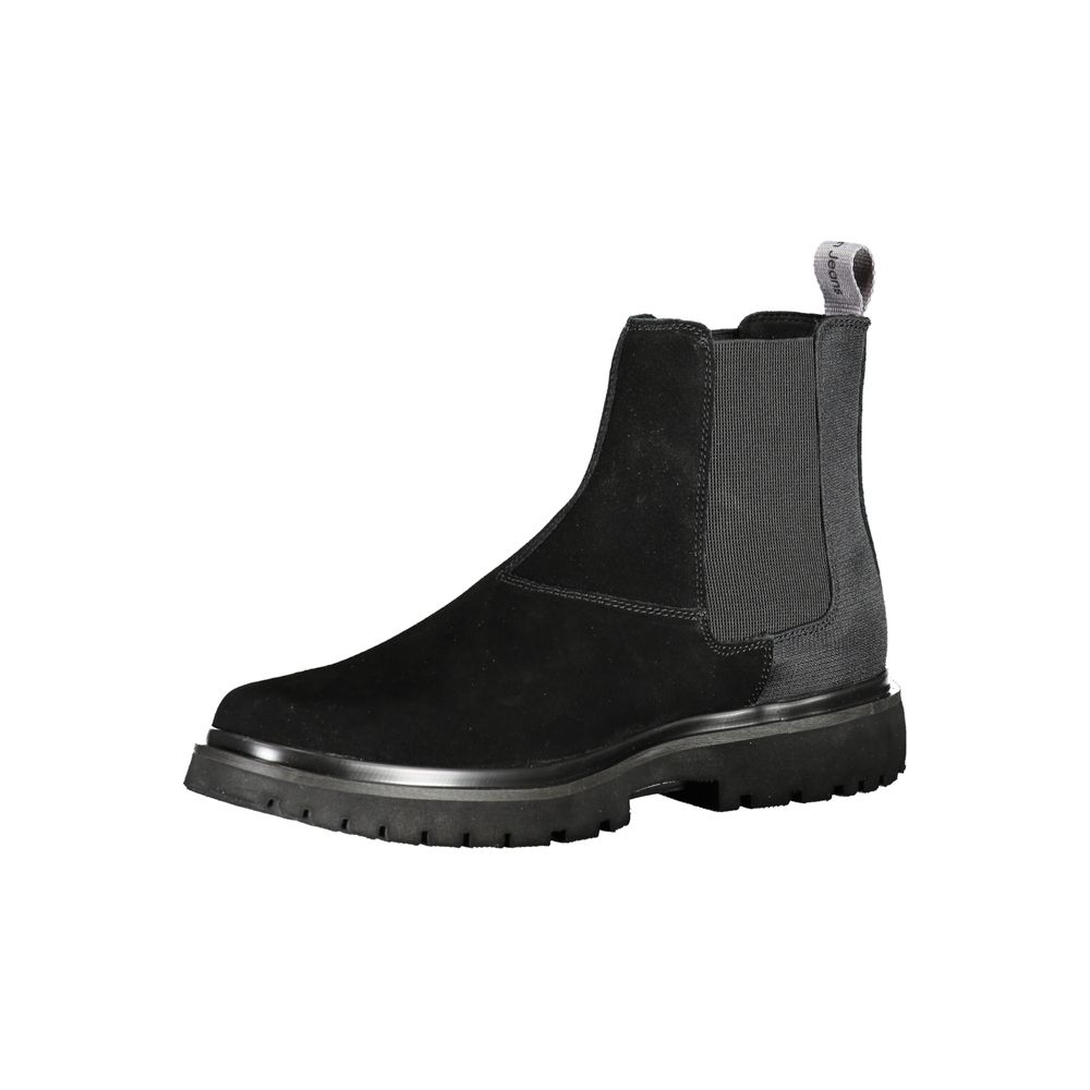 Calvin Klein Black Polyester Boot