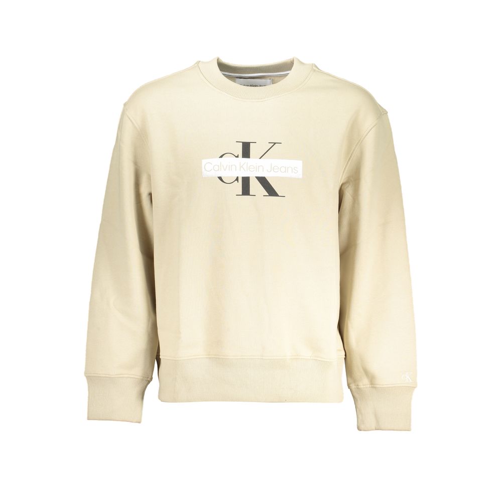 Calvin Klein Beige Cotton Sweater