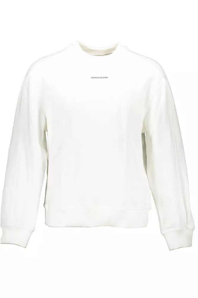 Calvin Klein White Cotton Sweater