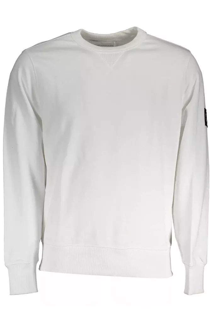 Calvin Klein White Cotton Sweater