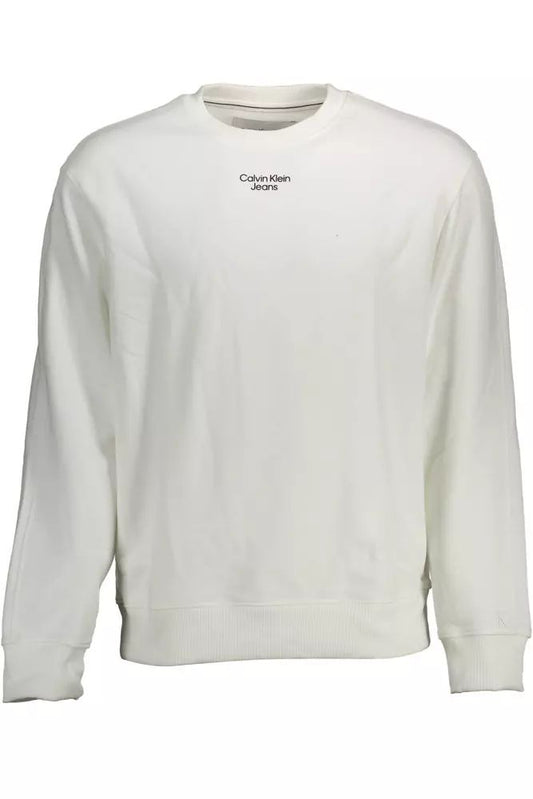 Calvin Klein White Cotton Sweater