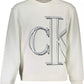 Calvin Klein White Cotton Sweater