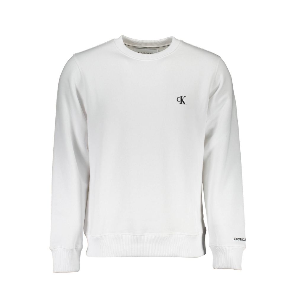 Calvin Klein White Cotton Sweater