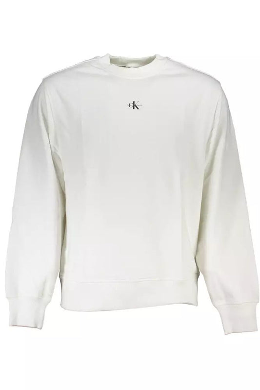 Calvin Klein White Cotton Sweater