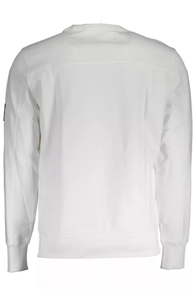 Calvin Klein White Cotton Sweater