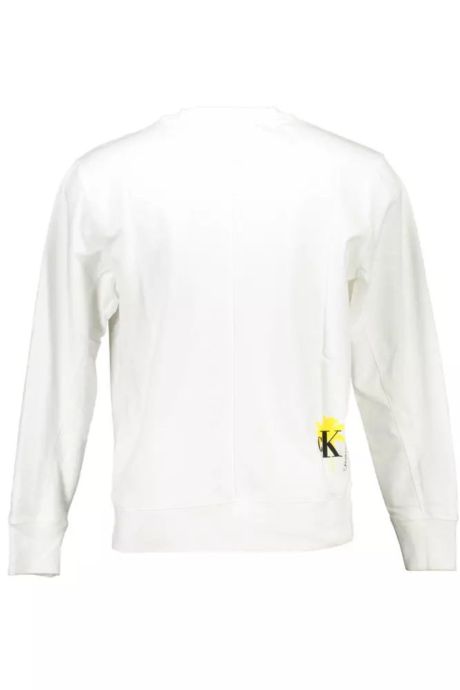 Calvin Klein White Cotton Sweater