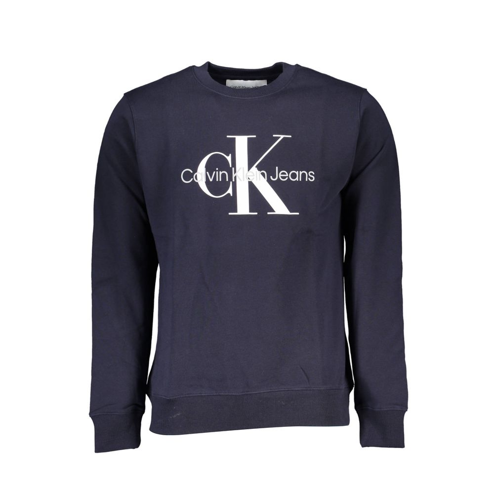 Calvin Klein Blue Cotton Sweater