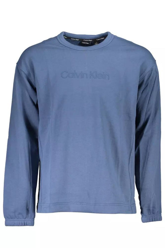 Calvin Klein Blue Cotton Sweater