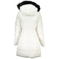 Calvin Klein White Polyester Jackets & Coat