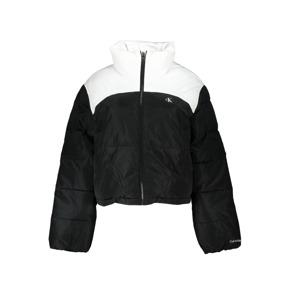 Calvin Klein Black Polyester Jackets & Coat