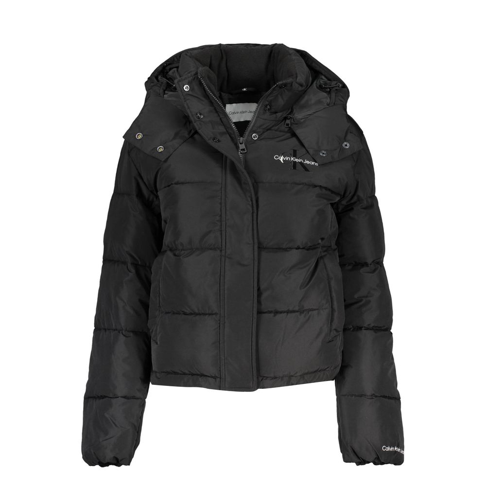 Calvin Klein Black Polyester Jackets & Coat