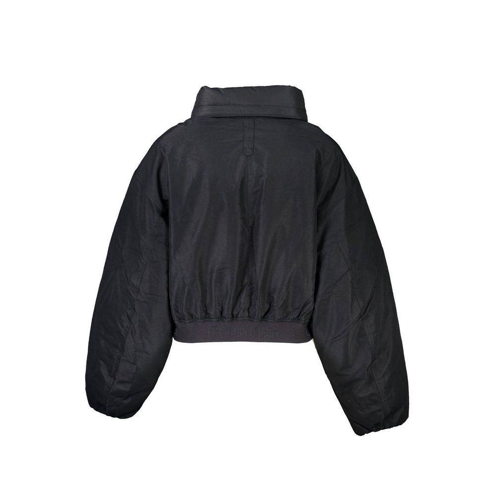 Calvin Klein Black Polyester Jackets & Coat