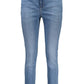 Calvin Klein Light Blue Cotton Jeans & Pant