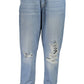 Calvin Klein Light Blue Cotton Jeans & Pant