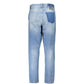 Calvin Klein Light Blue Cotton Jeans & Pant