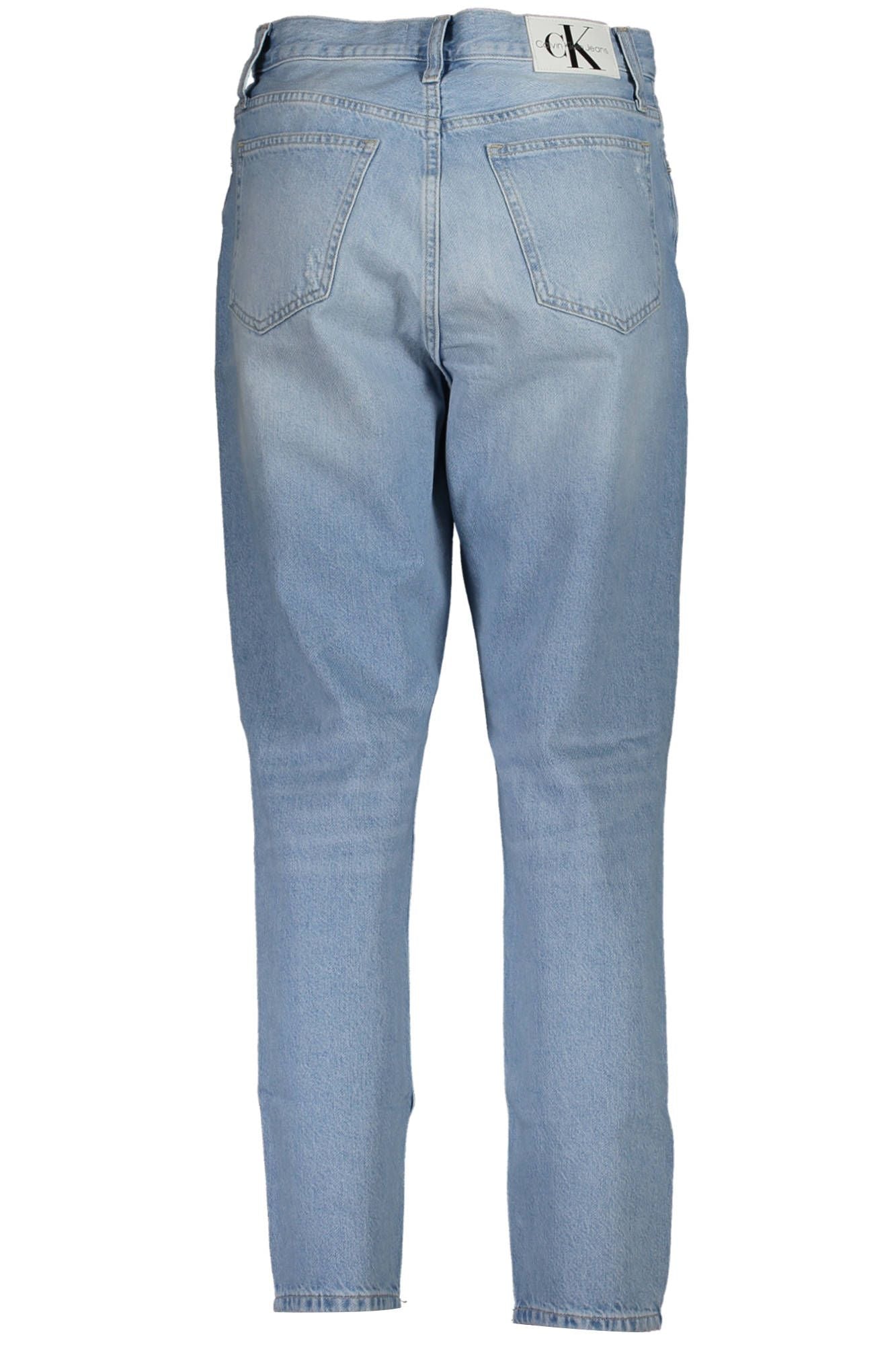 Calvin Klein Light Blue Cotton Jeans & Pant