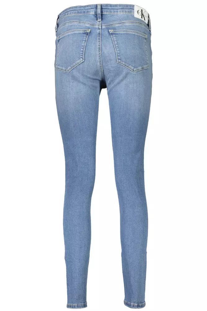 Calvin Klein Light Blue Cotton Jeans & Pant