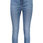 Calvin Klein Light Blue Cotton Jeans & Pant