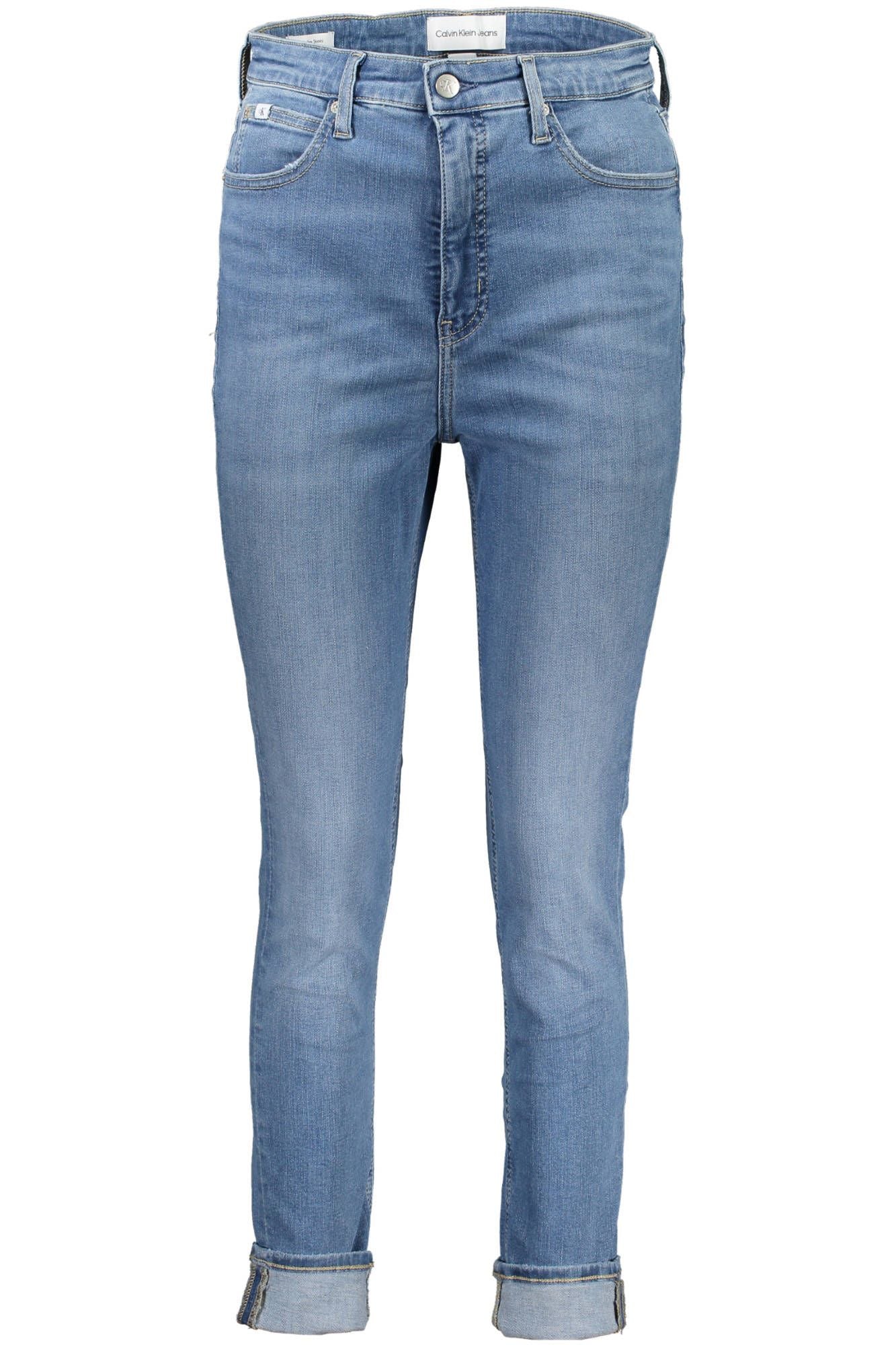 Calvin Klein Light Blue Cotton Jeans & Pant