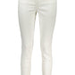 Calvin Klein White Cotton Jeans & Pant