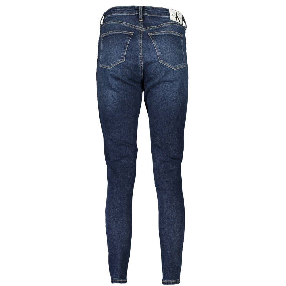 Calvin Klein Blue Cotton Jeans & Pant