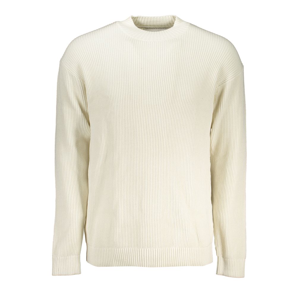 Calvin Klein White Cotton Sweater