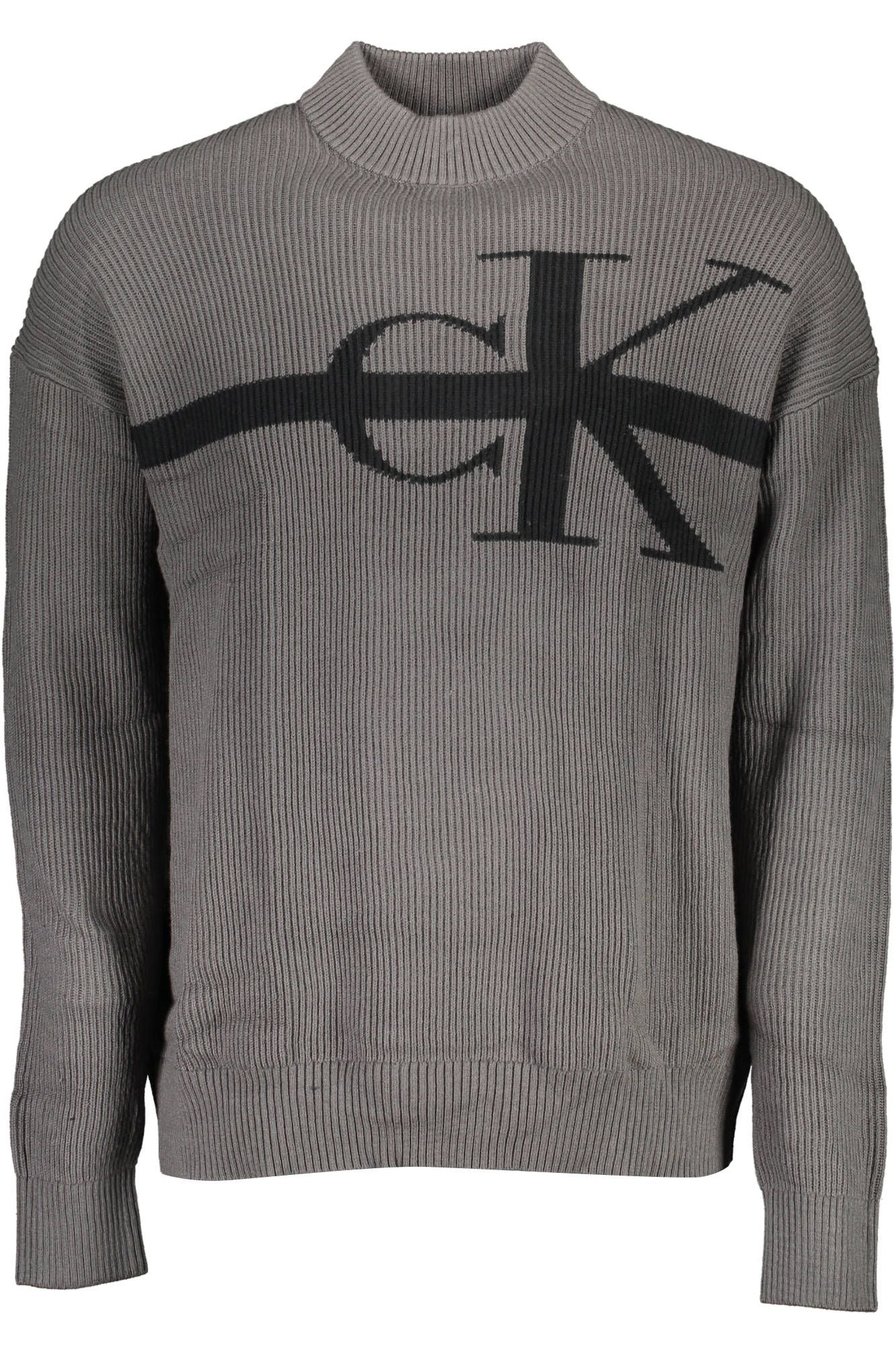 Calvin Klein Gray Cotton Sweater