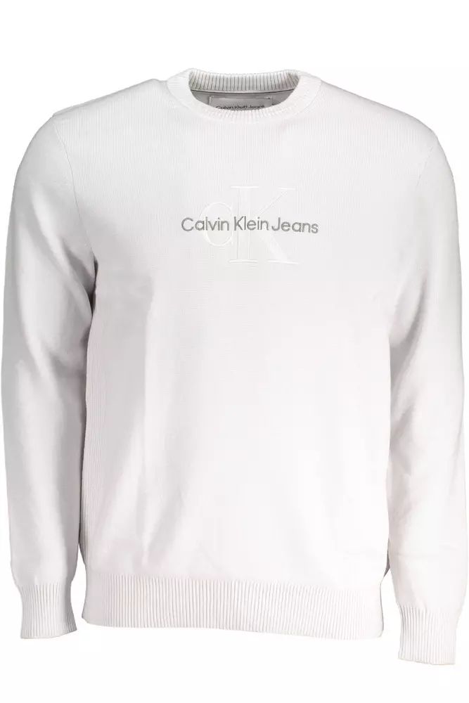 Calvin Klein Gray Cotton Sweater