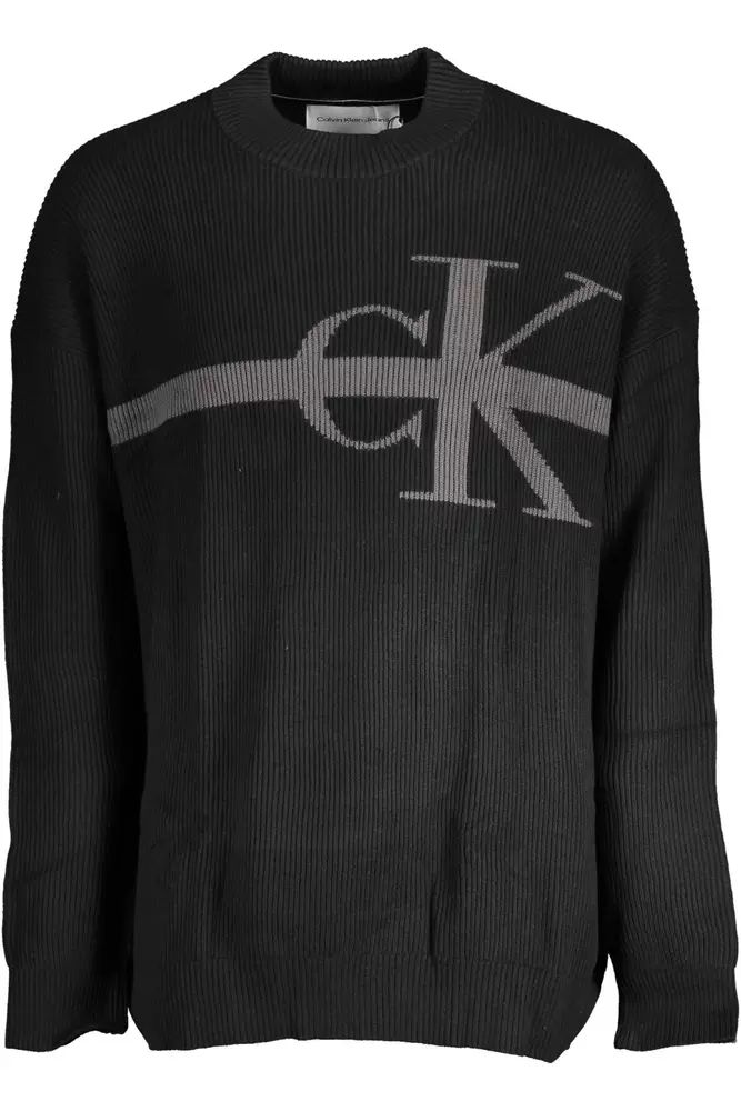 Calvin Klein Black Cotton Sweater