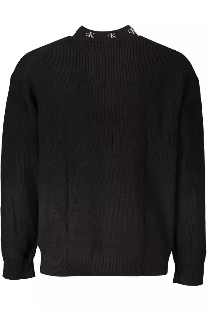 Calvin Klein Black Cotton Sweater