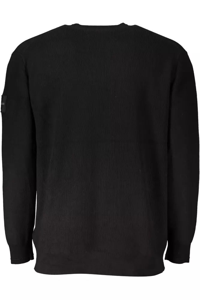 Calvin Klein Black Cotton Sweater