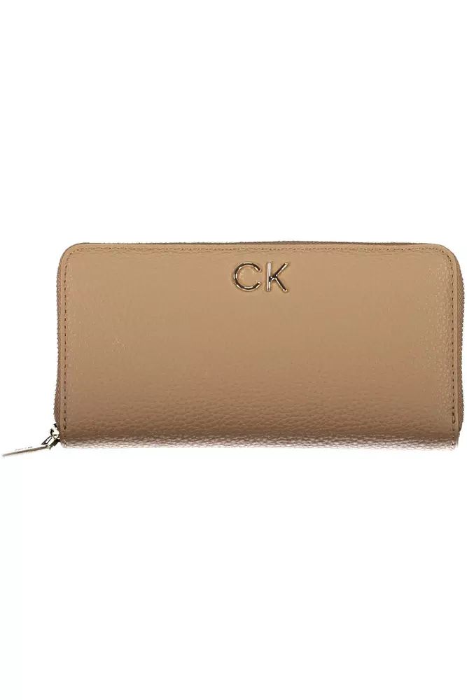 Calvin Klein Beige Polyester Wallet