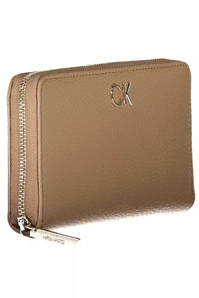 Calvin Klein Beige Polyester Wallet