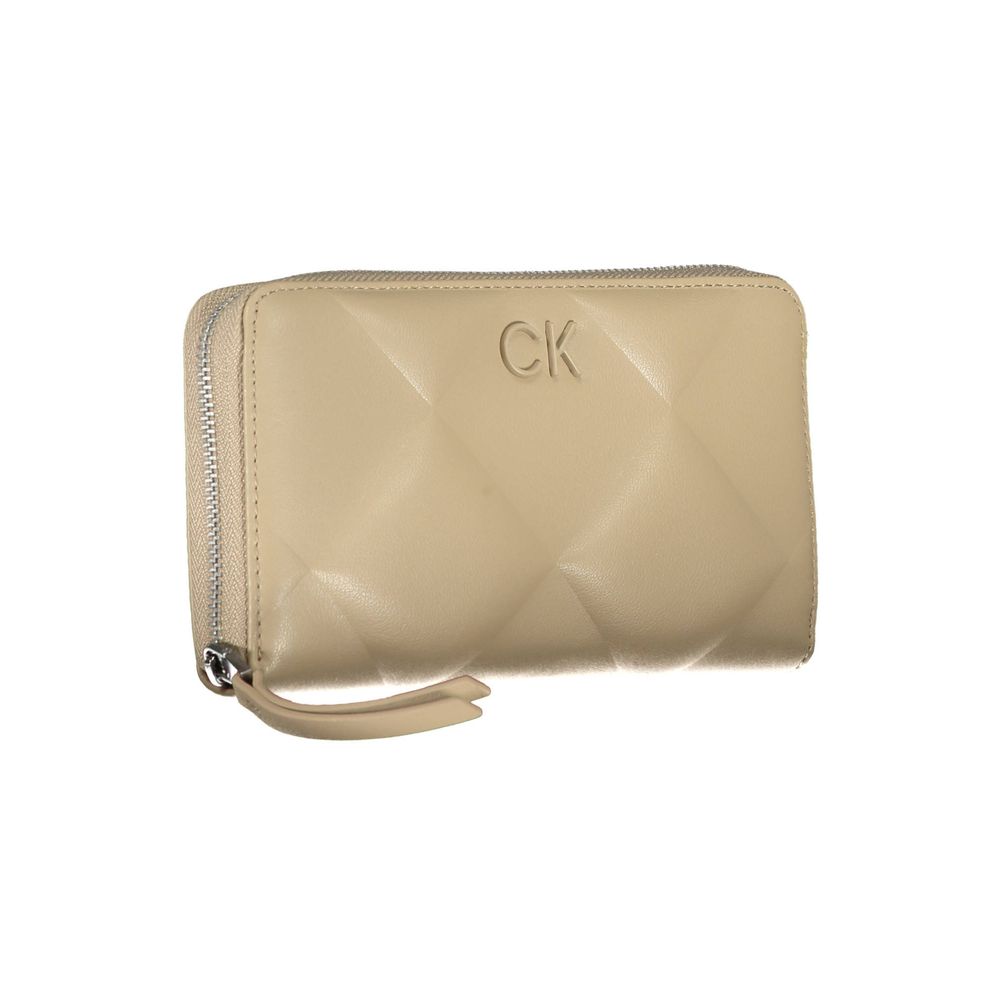 Calvin Klein Beige Polyester Wallet