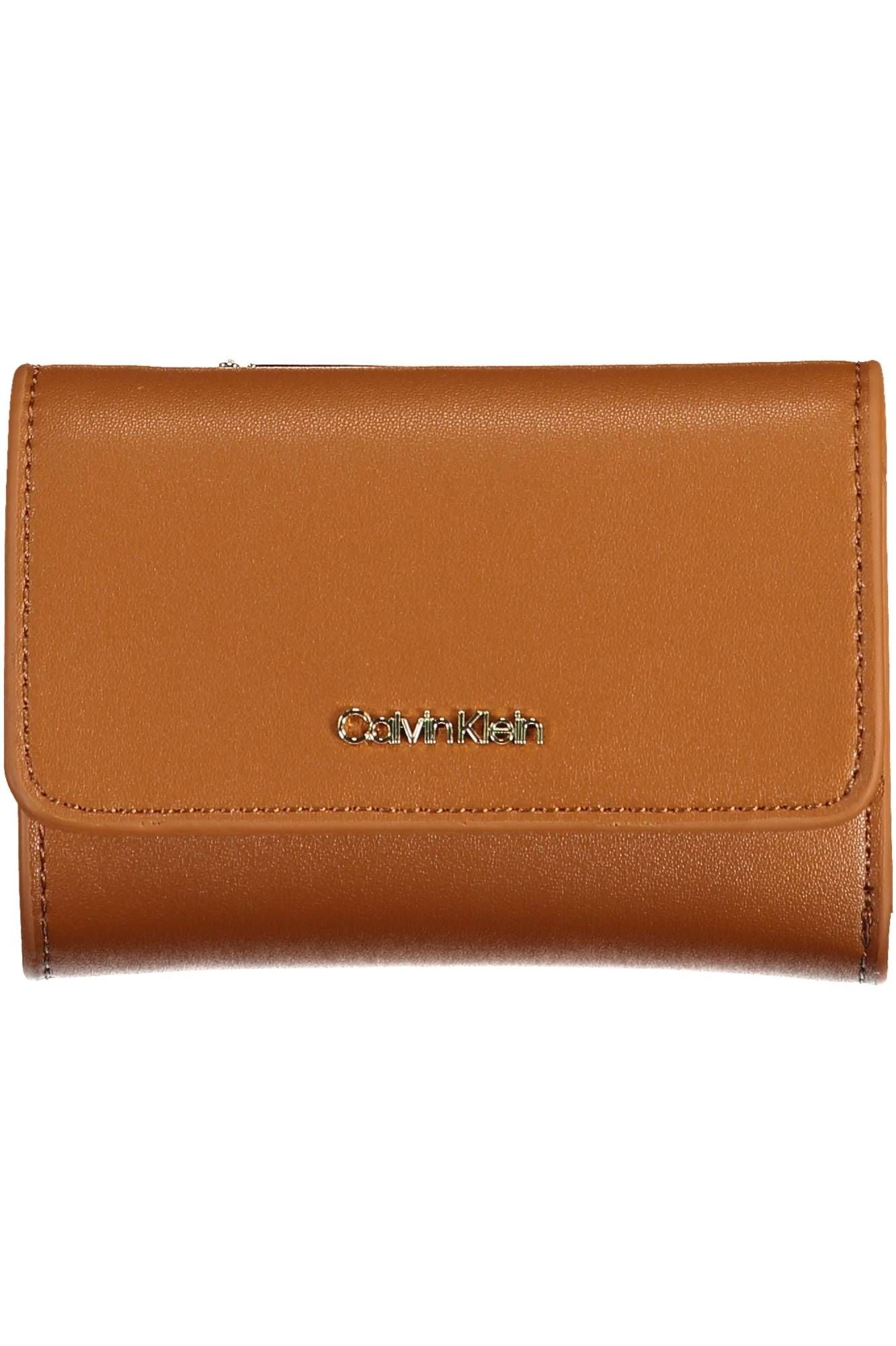 Calvin Klein Brown Polyethylene Wallet