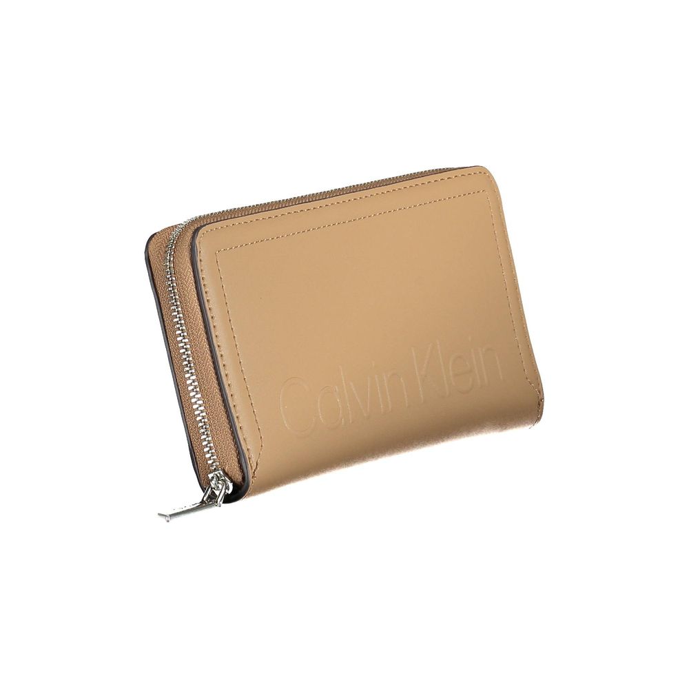 Calvin Klein Brown Polyester Wallet