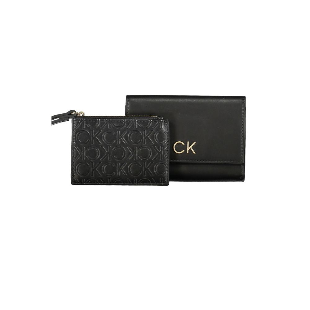 Calvin Klein Black Polyester Wallet