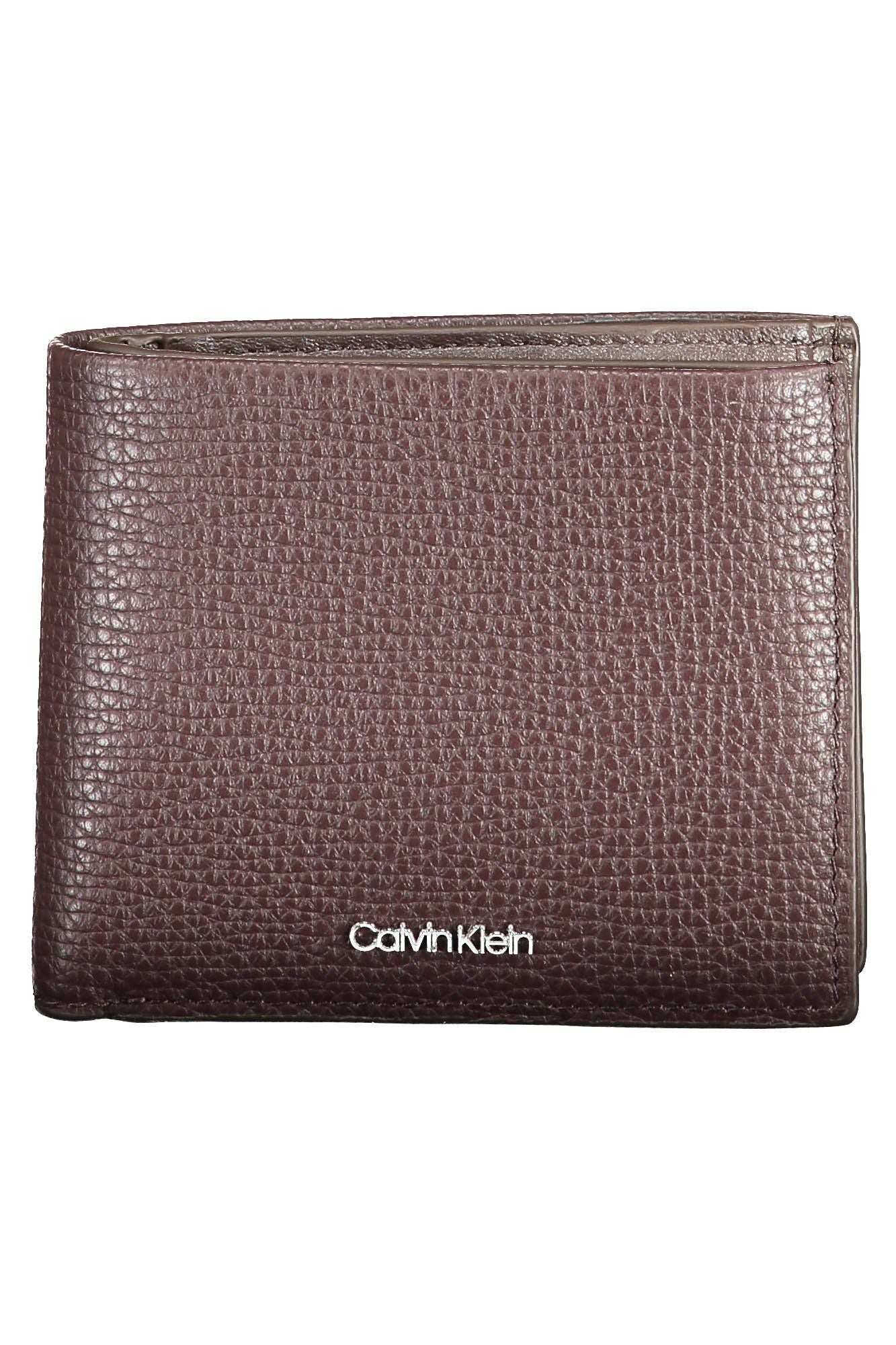 Calvin Klein Brown Leather Wallet