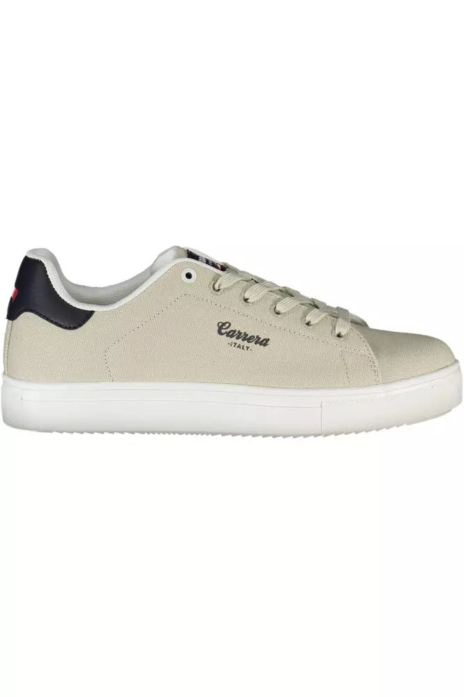 Carrera Beige Polyester Sneaker