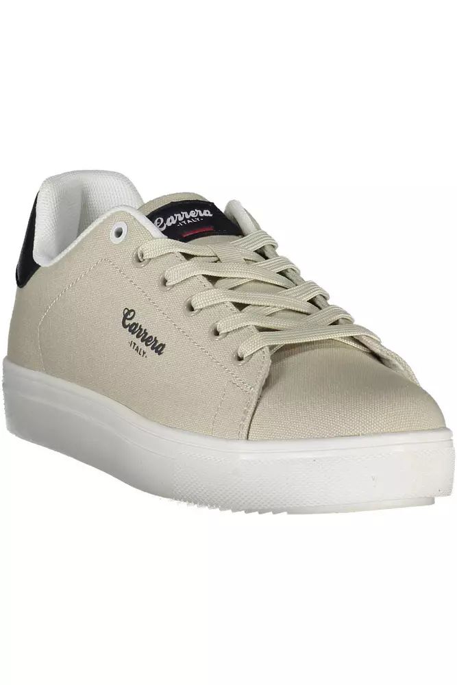 Carrera Beige Polyester Sneaker