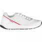 Carrera White Polyester Sneaker