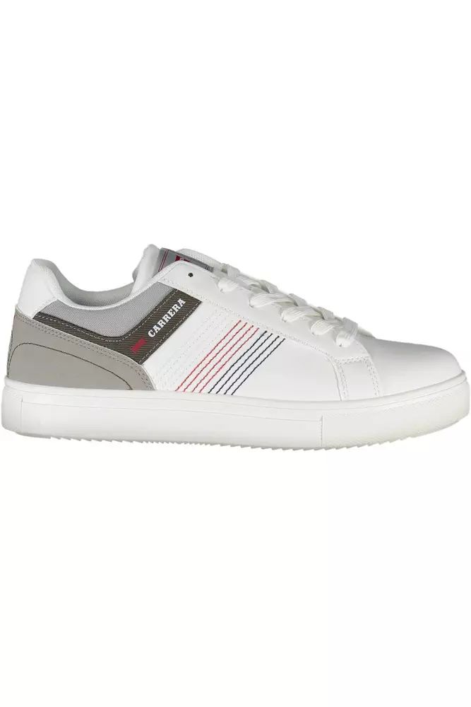 Carrera White Polyester Sneaker