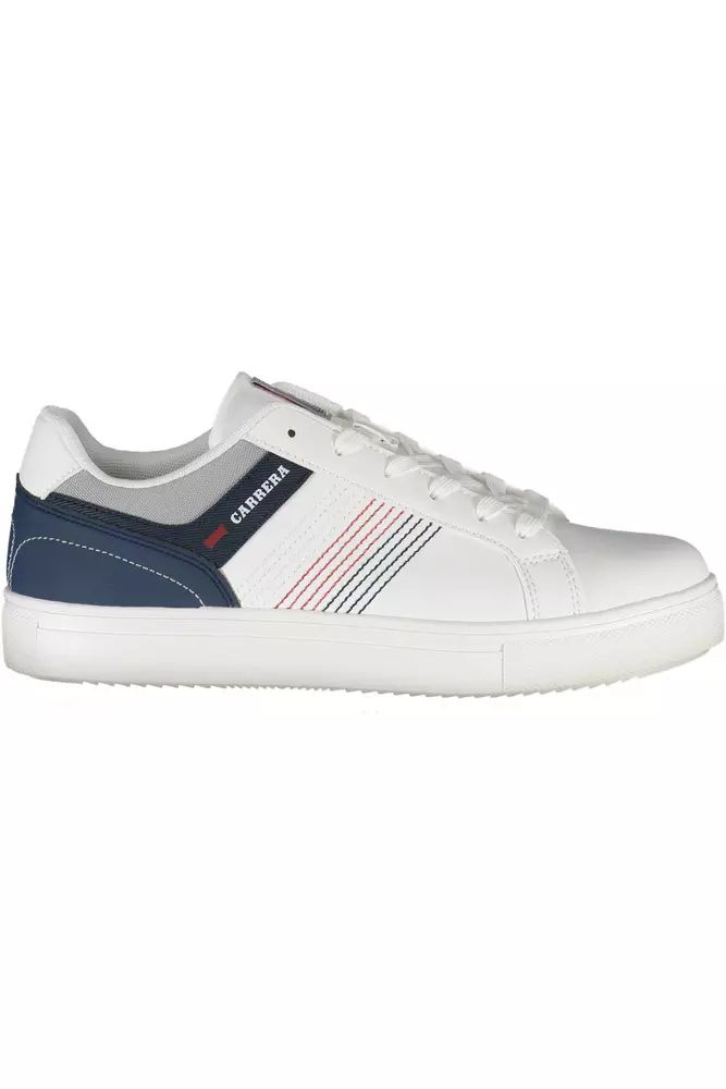 Carrera White Polyester Sneaker