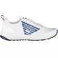 Carrera White Polyester Sneaker