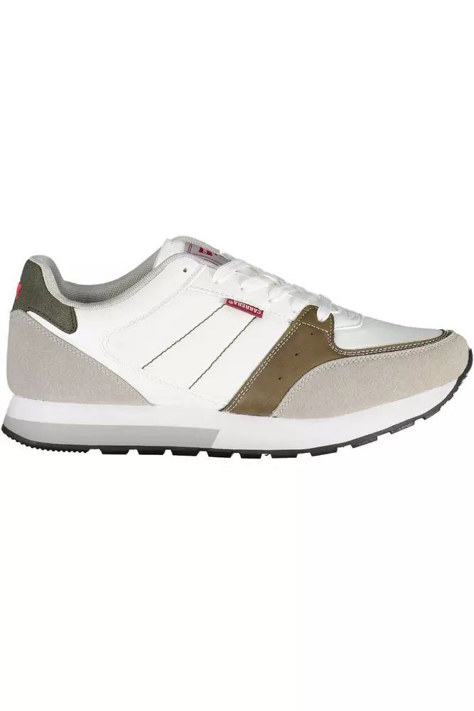 Carrera White Polyester Sneaker