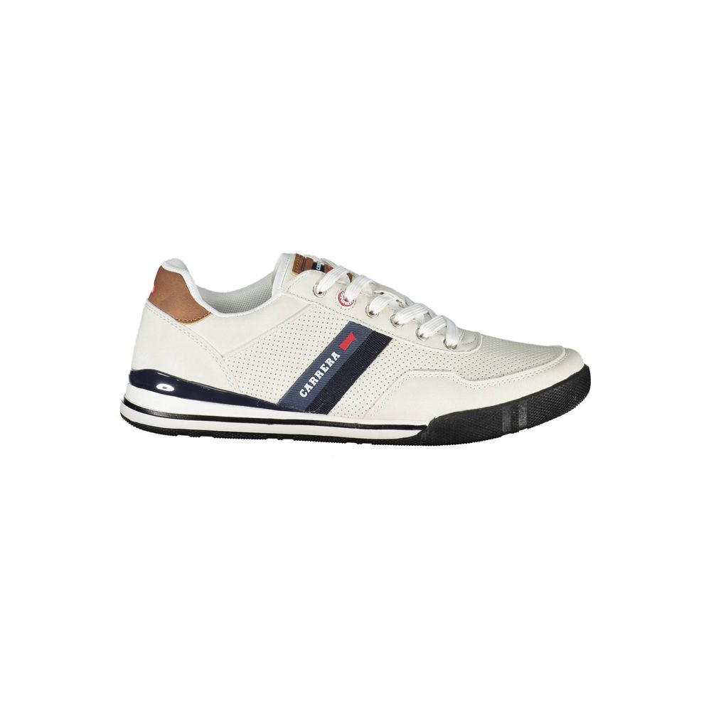 Carrera White Polyethylene Sneaker